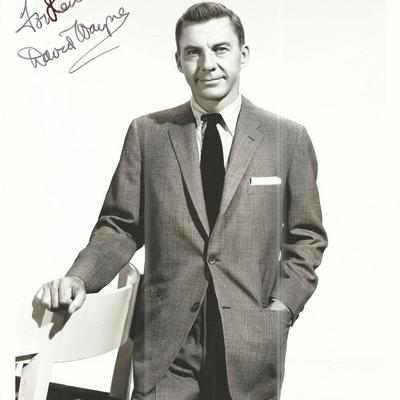David Wayne Signed Photo
