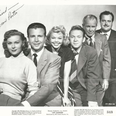Cry Danger Jean Porter Signed Photo