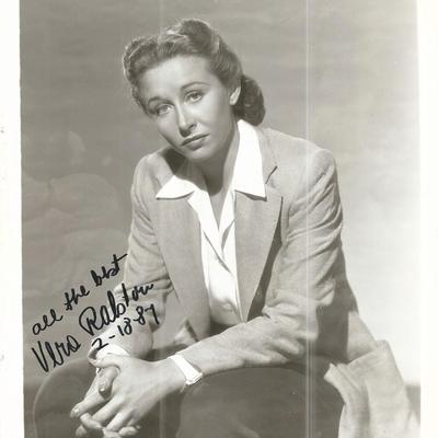 Vera Ralston Signed Photo
