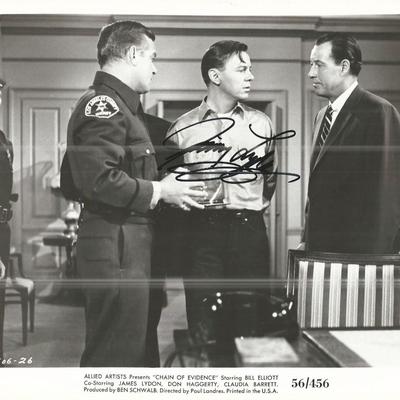 Jimmy Lydon signed photo