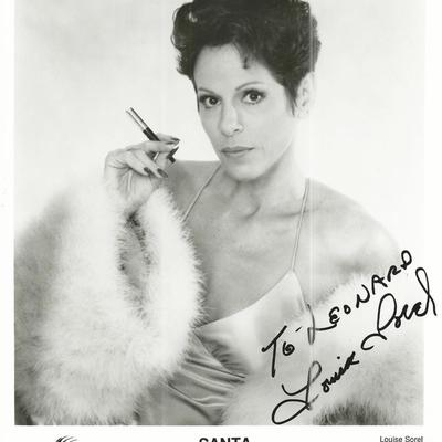 Santa Barbara Louise Sorel signed photo