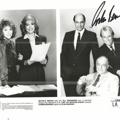 LA Law Corbin Bernson signed photo