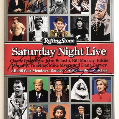 Saturday Night Live Cast Signed Rolling Stone Magazine
