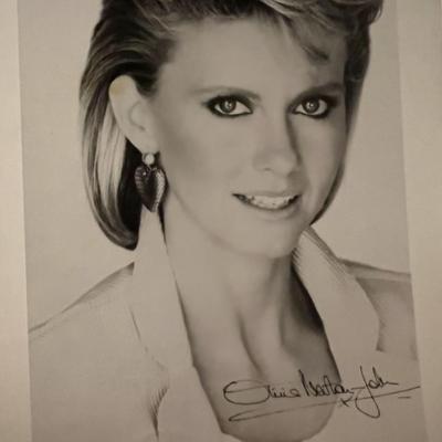 Olivia Newton John facsimile signed photo. 5x7 inches