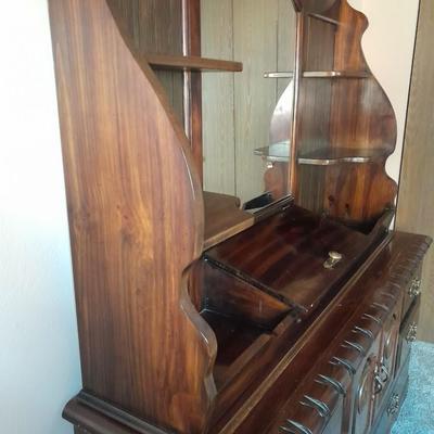 Two-Piece Beautiful dresser with mirror with lots of storage / display