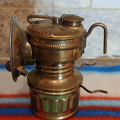 Antique Guys Dropper Carbide Miners Lamp Shaklin Mfg. Co. Springfield Ill.