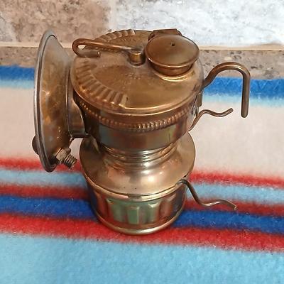 Antique Guys Dropper Carbide Miners Lamp Shaklin Mfg. Co. Springfield Ill.