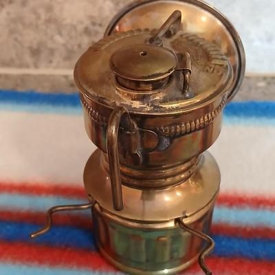 Antique Guys Dropper Carbide Miners Lamp Shaklin Mfg. Co. Springfield Ill.