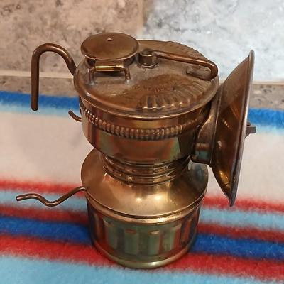 Antique Guys Dropper Carbide Miners Lamp Shaklin Mfg. Co. Springfield Ill.