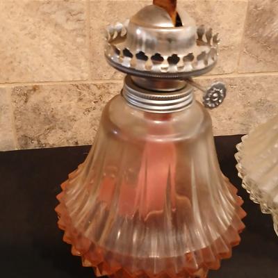 Lamp Light Farms glass / crystal oil lamp