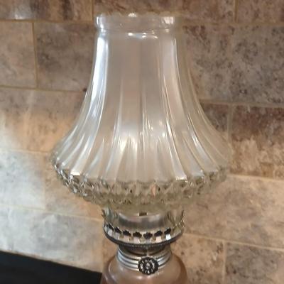 Lamp Light Farms glass / crystal oil lamp