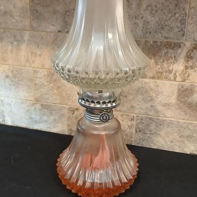 Lamp Light Farms glass / crystal oil lamp