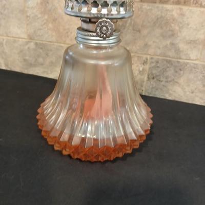 Lamp Light Farms glass / crystal oil lamp