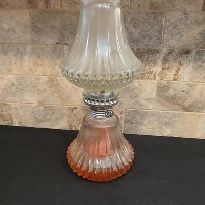Lamp Light Farms glass / crystal oil lamp