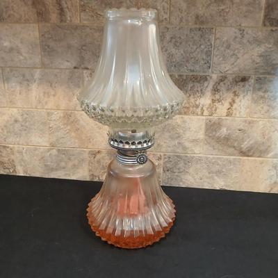 Lamp Light Farms glass / crystal oil lamp