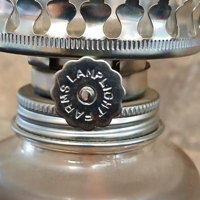Lamp Light Farms glass / crystal oil lamp