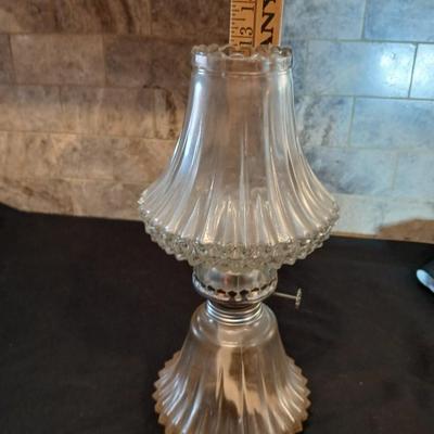 Lamp Light Farms glass / crystal oil lamp