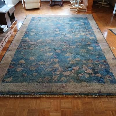 Large Kharma Area rug with small matching throw rug Made in Egypt