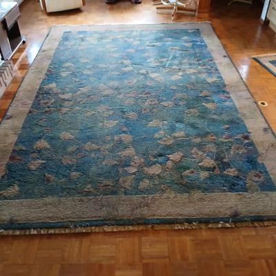 Large Kharma Area rug with small matching throw rug Made in Egypt