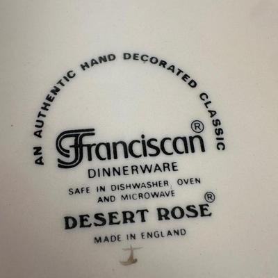FRANCISCAN “Desert Rose” Dish Set