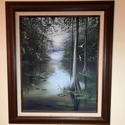 Ken Wallin Signed Painting (BD-RG)