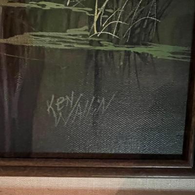 Ken Wallin Signed Painting (BD-RG)