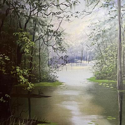 Ken Wallin Signed Painting (BD-RG)