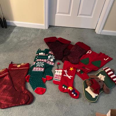 Xmas Tree Stand + Skirt, Wreaths, Tree, Stockings & More (BD-RG)