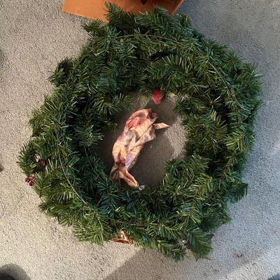 Xmas Tree Stand + Skirt, Wreaths, Tree, Stockings & More (BD-RG)