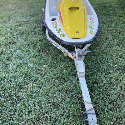 1996 Sea Doo jet ski and trailer