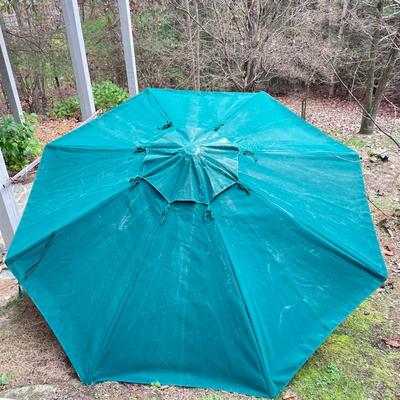 Large Dark Green Patio Table Umbrella (BWS-RG)