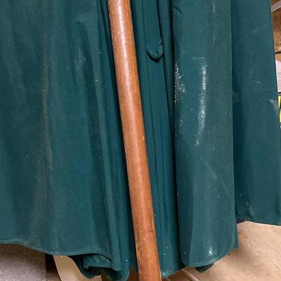 Large Dark Green Patio Table Umbrella (BWS-RG)