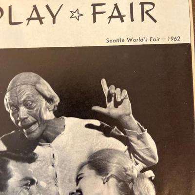 1962 Seattle Worlds Fair Programs & platter