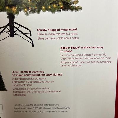 7.5 Foot Holiday Living Christmas Tree (BWS-RG)