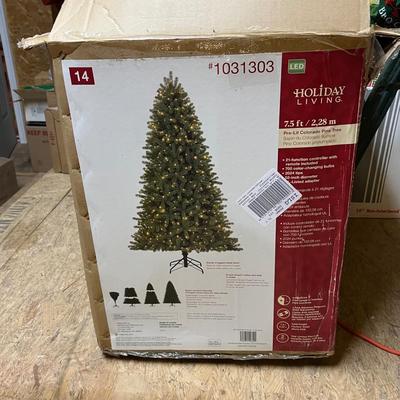 7.5 Foot Holiday Living Christmas Tree (BWS-RG)