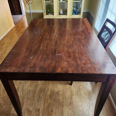 High Top Table with Hidden Leaf