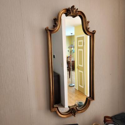 Vintage Ornate Wall Mirror 20x41