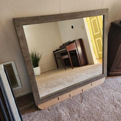 Large Wall Mirror or Dresser Mirror 42x36