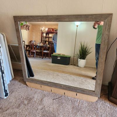 Large Wall Mirror or Dresser Mirror 42x36