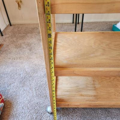 3 Shelves Serving Cart on Casters