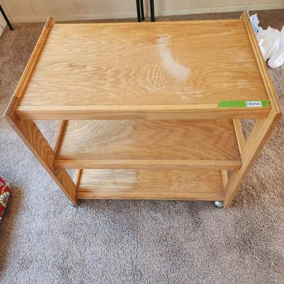 3 Shelves Serving Cart on Casters