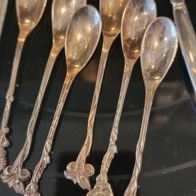 Silverware, coasters, silver clothes