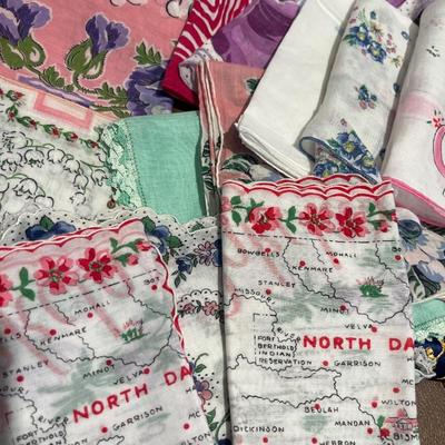 Vintage scarves & hankies