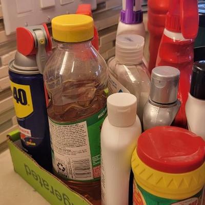 Miscellaneous cleaning supplies