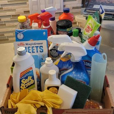 Miscellaneous cleaning supplies