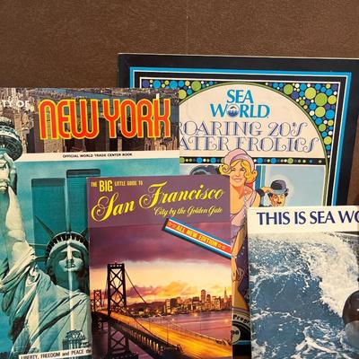 Vintage postcards & travel books