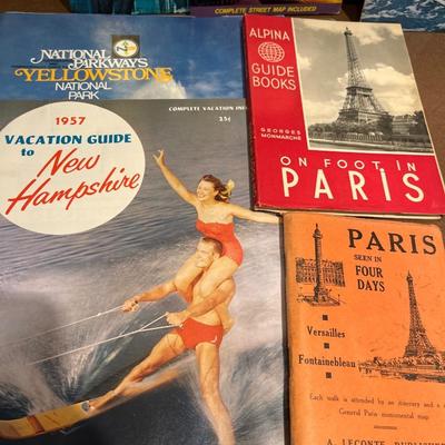 Vintage postcards & travel books