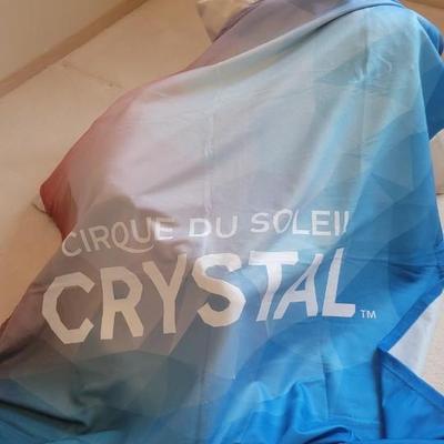 Cirque Du Soleil Crystal blanket/throw