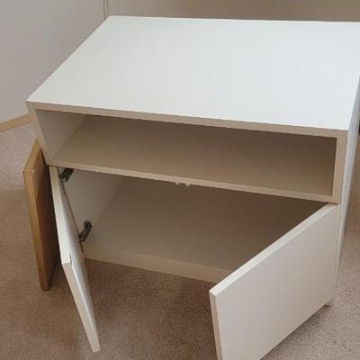 Modern cream Hinged door stand and wall art