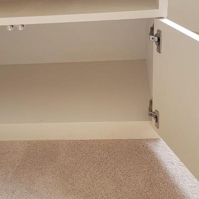 Modern cream Hinged door stand and wall art